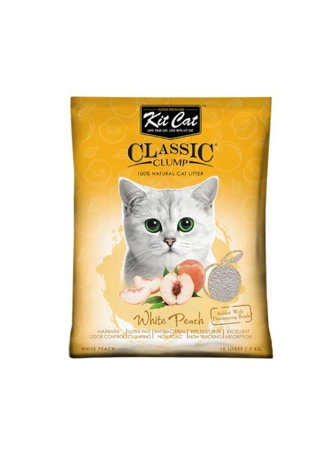 Kit Kat Classic Cat Litter with Peach Scent 10 litres