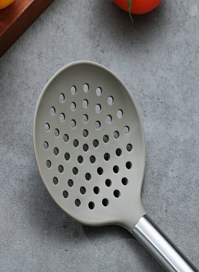 Berglander مصفاة بيرغلاندر، مصفاة سيليكون غير لاصقة، مصفاة مطبخ لأواني الطهي غير اللاصقة، آمنة للغسل في غسالة الأطباق، سهلة التنظيف - Image 4