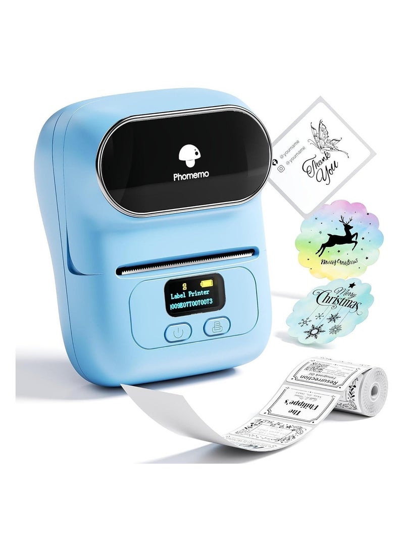 Phomemo M110 Portable Bluetooth Thermal Label Maker - BLUE - Image 1