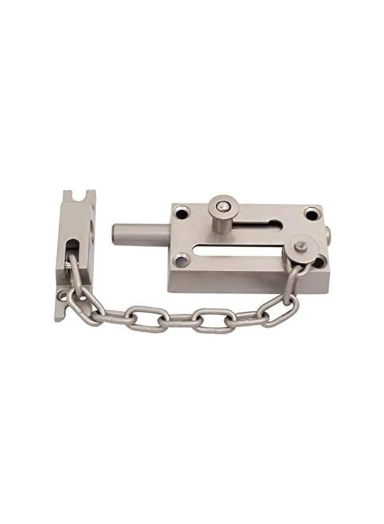 KNP KNP Door Chain Safety Door Lock with Anti-Theft Chain (Aluminium Brass) provides enhanced security and peace of mind for your home, office, or commercial space.  - Image 1