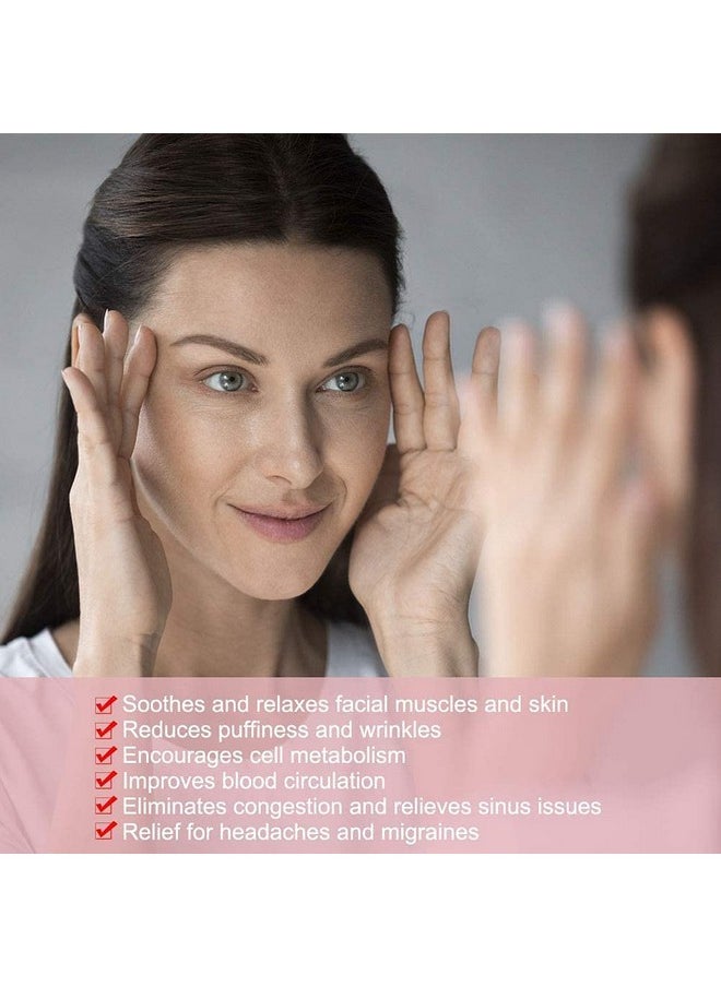 ideayard - Rose Quartz Eye Mask Mini Eye Mask Natural Quartz Mask For Eliminate Wrinkles Puffiness (Rose Quartz2) - Image 1