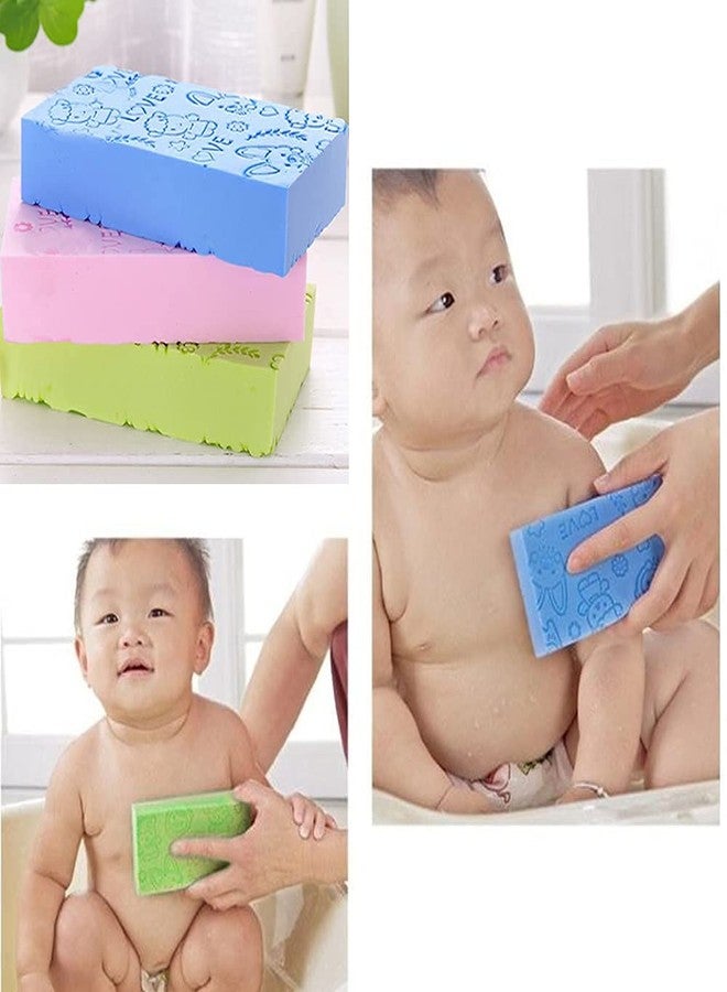 BOTIST Soft Bath Sponge For Shower/Dead Skin Remover Sponge For Body/Face Scrubber for Women and Men (Spong) Multicolour [ Pack of 1 ] - Image 5