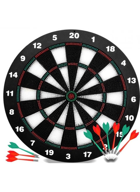 Dart Board Set Rubber Dart Board Dartboard Game Dartboard Game Family Game Set Soft Tip Darts