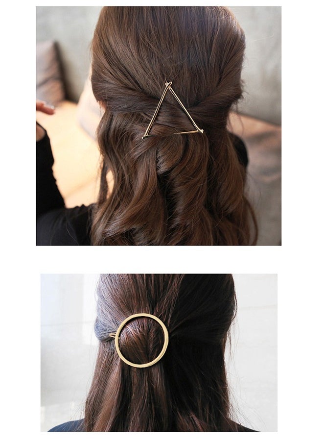 15Pcs Gold Minimalism Hair Clips, Dainty Feather Hollow Geometric Clasps, Moon Triangle Circle Bow Infinity Hairpin, Star Cat Hair Barrettes for Girl Women with Thick Hair Styling - pzsku/Z9F05482D1EB019408223Z/45/_/1733124584/7528e4d7-a8b1-42d8-8728-d0152b6b5dda
