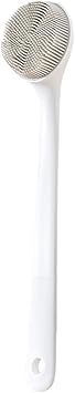 minkissy Silicone Back Scrubber for Exfoliating Soft Exfoliating Brush with Long Handle Bath Back Scrubbers for Use in Shower - Image 1