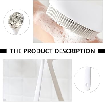 minkissy Silicone Back Scrubber for Exfoliating Soft Exfoliating Brush with Long Handle Bath Back Scrubbers for Use in Shower - Image 4