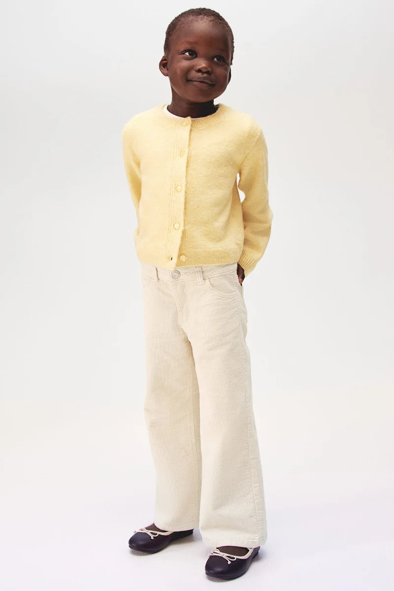 H&M Wide Corduroy Trousers