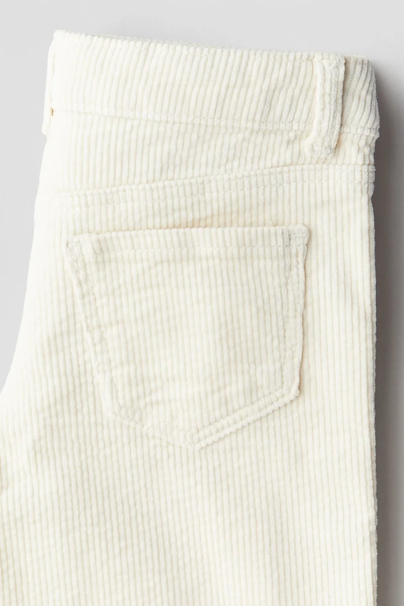 H&M Wide Corduroy Trousers