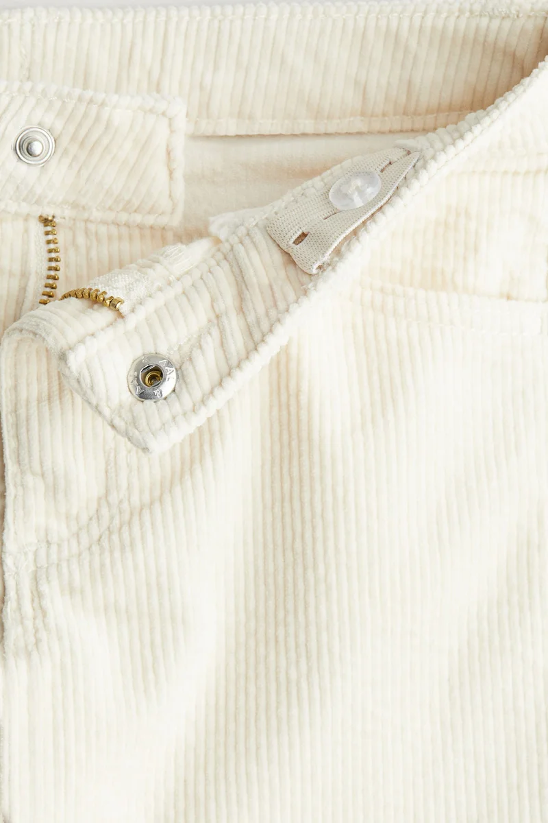 H&M Wide Corduroy Trousers