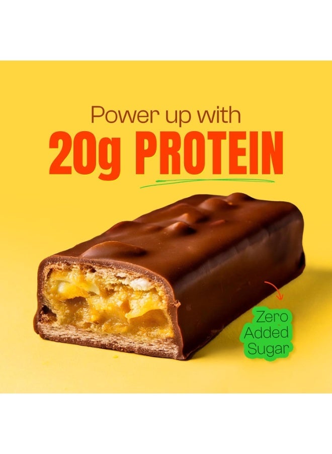 Yogabar Power Up 20g Protein Bar (5 Bars, Coffee Rush, No Added Sugar) | Least Net Carbs | Zero Added Sugar Protein Bars | High Protein Blend - Whey Protein Concentrate, Isolate, Peanuts & Soy | Healthy Protein Snacks - Image 2