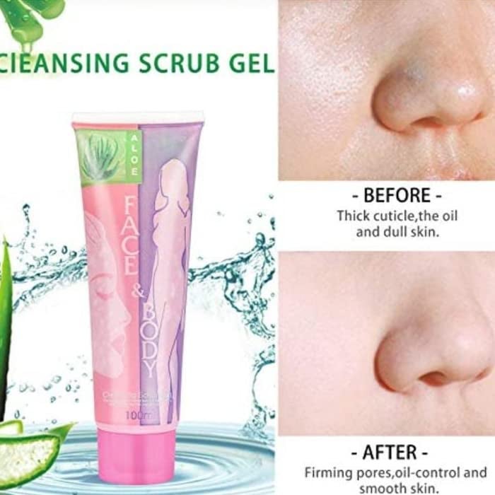 Elecsera Face And Body Orange Cleansing Pack of 2pc Scrub 200 g - Image 2