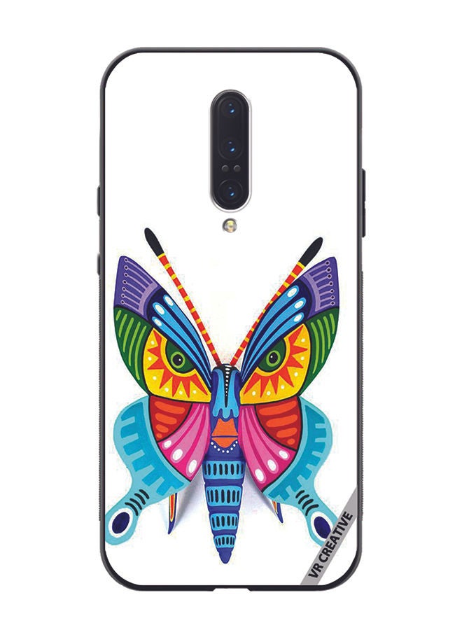 VR CREATIVE Protective Case Cover For OnePlus 7 Pro Butterfly Design Multicolour - Image 1