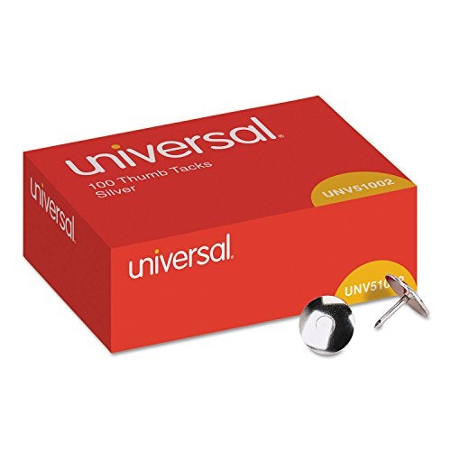 UNIVERSAL دبابيس عالمية، فولاذية، فضية، 0.31"، 100/علبة - Image 3