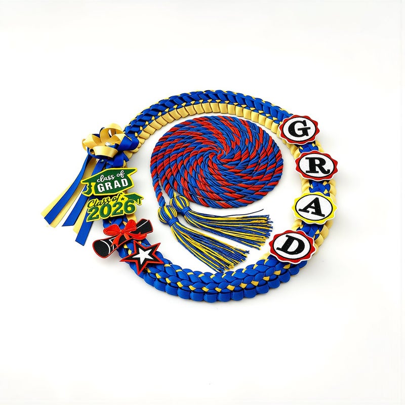 Graduation Braided Lei 2026 For Ceremony Photo Prom Party Grad Event Favors - Image 5