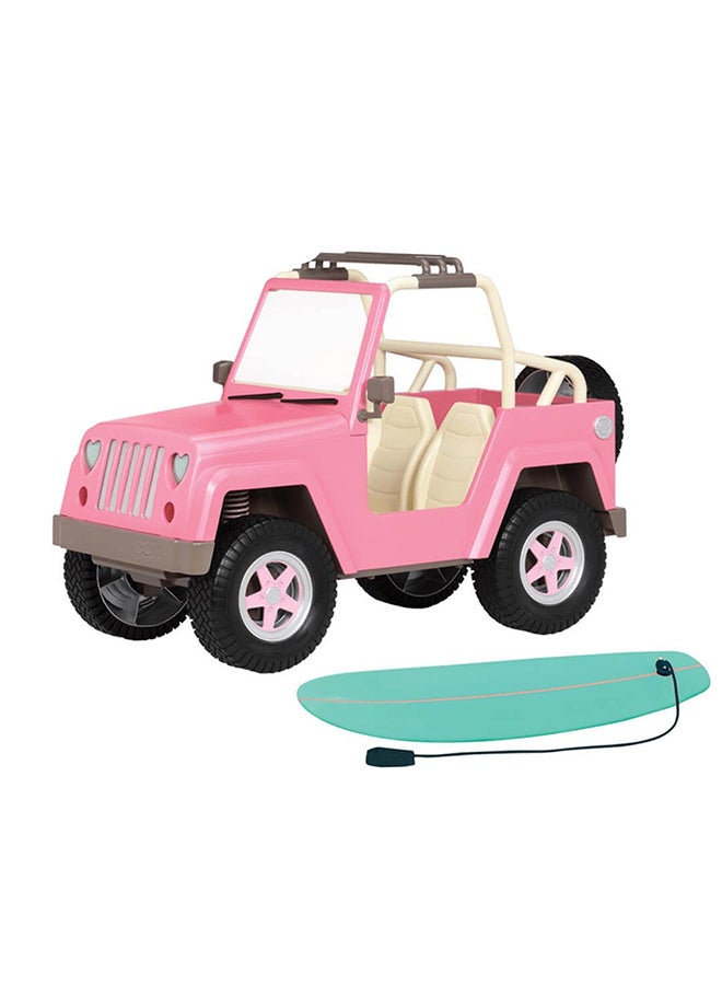 كيوبيك فن سيارة جبلية 4x4 للدمي 18 بوصة - BD37279Z - Image 1