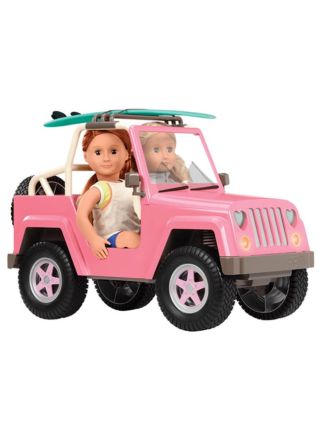 كيوبيك فن سيارة جبلية 4x4 للدمي 18 بوصة - BD37279Z - Image 2