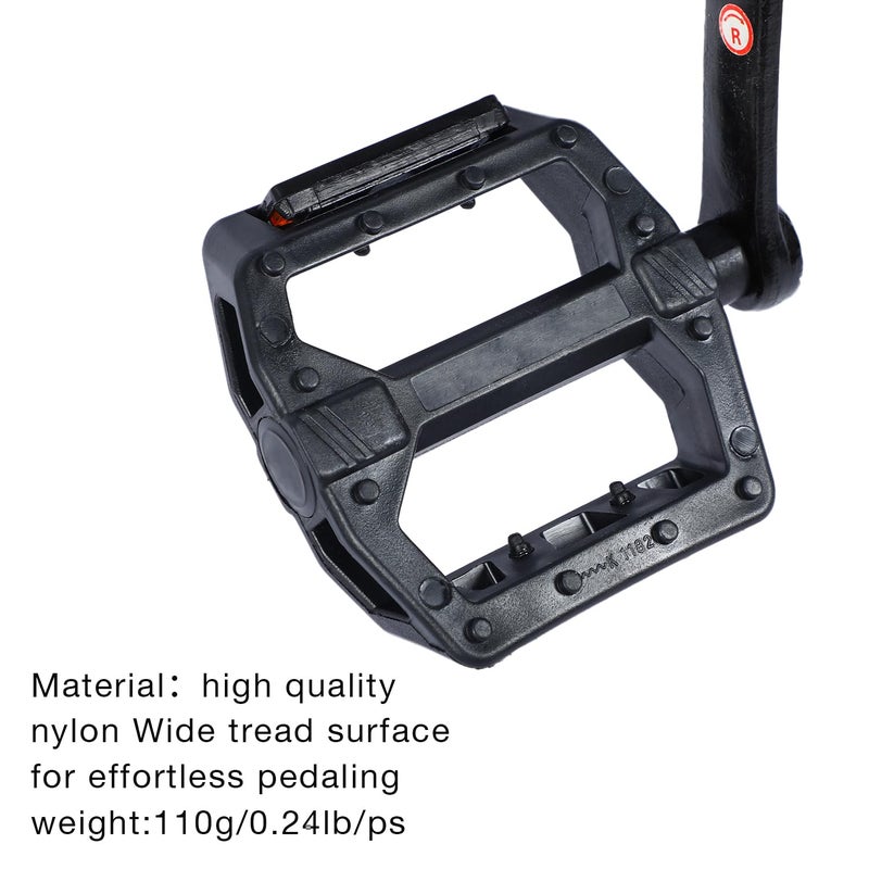 FBGAGH Bike Pedals 9/16"" Lightweight Non-Slip Bicycle Platform Pedals Fits Most Adult Bikes Shock-Absorbing E-Bike Pedal Non-Slip & Durable Lightweight For Most Adult Bikes & Mtb - Image 5
