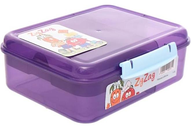 ZigZag Purple Food Container – 1.65 Liters - Image 1