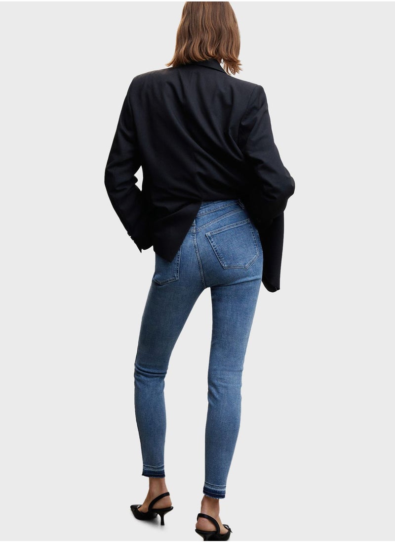 MANGO - High Waist Skinny Jeans - Image 1