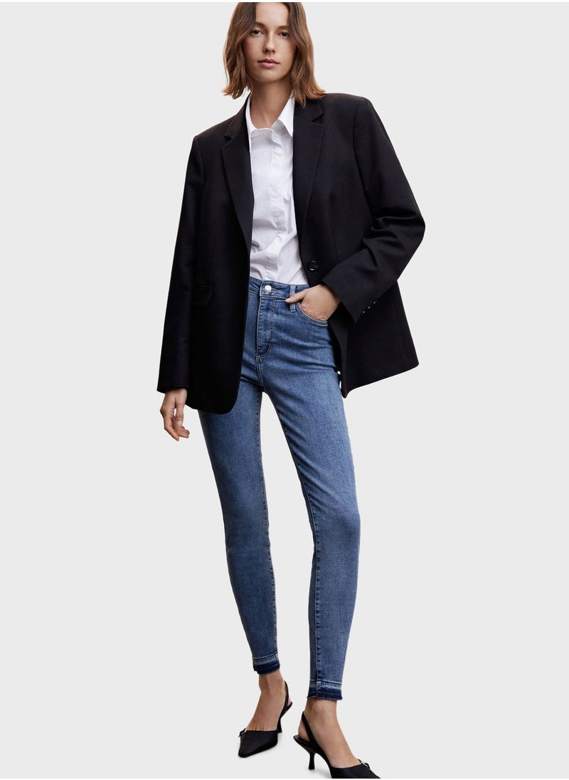 MANGO - High Waist Skinny Jeans - Image 1