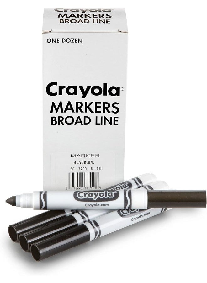 CRAYOLA BULK MARKERS BLK (72) - Image 1
