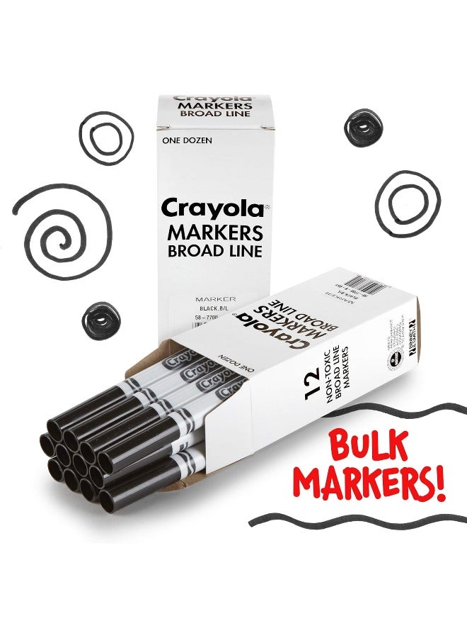 CRAYOLA BULK MARKERS BLK (72) - Image 4