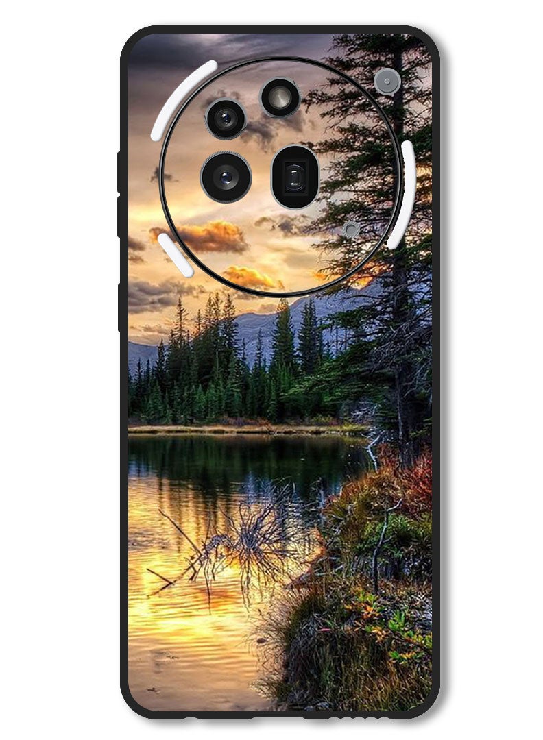 Theodor حافظة متوافقة مع هاتف Nothing 3a Pro حماية مضادة للصدمات غلاف بامبر طبيعي - Image 1