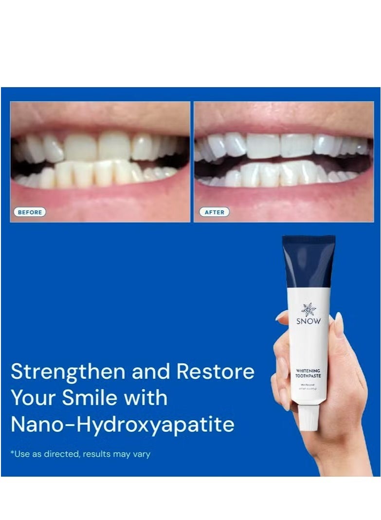 سنو معجون أسنان نانو هيدروكسيباتيت مبيض الأسنان - العناية بالفم مع معجون أسنان الكاولين والنانو هيدروكسيباتيت - Image 2
