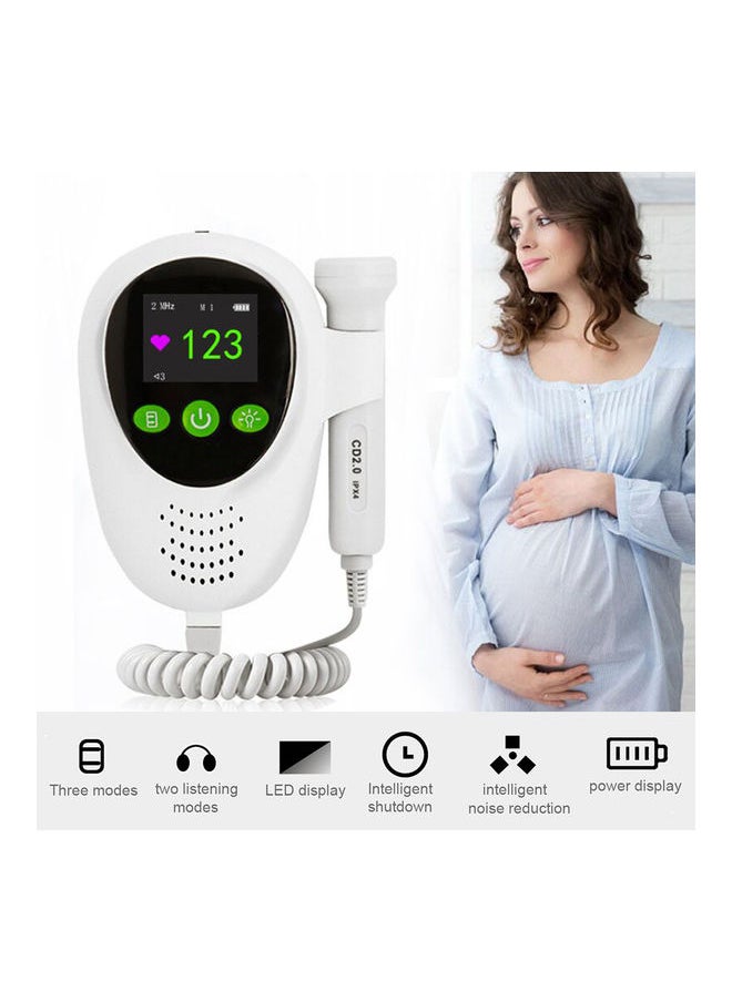 LEXIN Potable Ultrasound Doppler Fetal Heart Rate Monitor  - Image 1