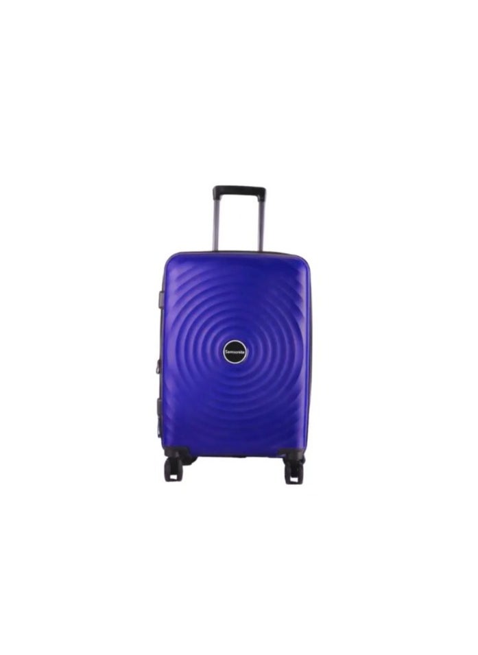 Generic Samsonite Expandable Travel Luggage, Size 24 Inch, TSA Lock, Steel Structure and Spinning Wheels, Blue Color  - Image 3