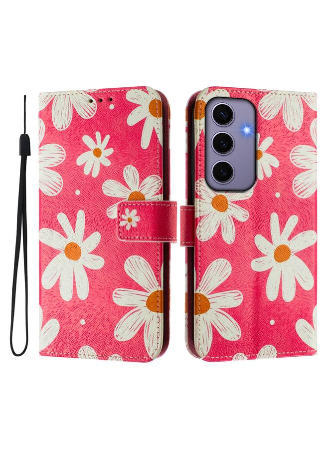 اس-توب جراب لهاتف Samsung Galaxy S24 5G، جراب جلدي بنمط رسم ملون فني - Image 2