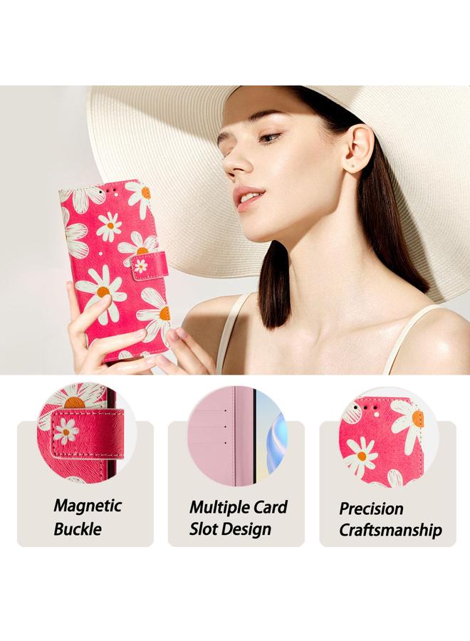 اس-توب جراب لهاتف Samsung Galaxy S24 5G، جراب جلدي بنمط رسم ملون فني - Image 5