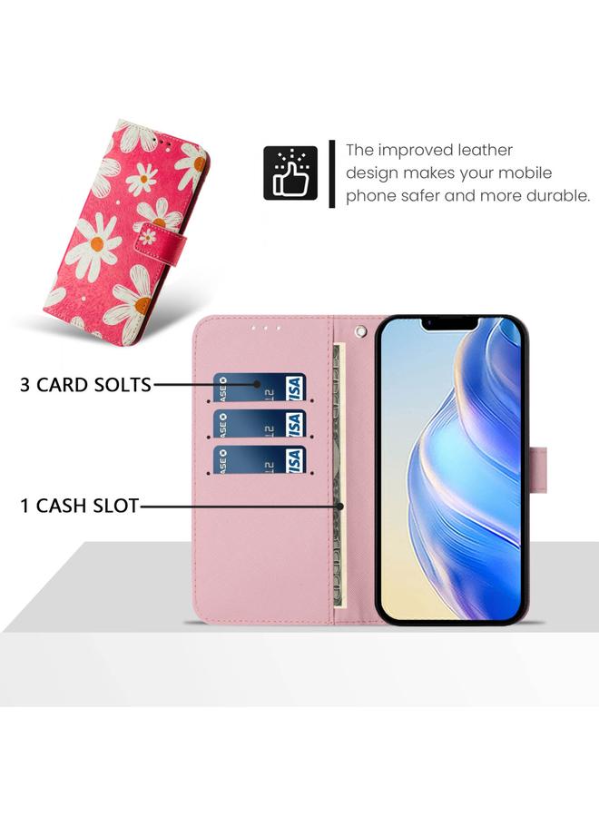 اس-توب جراب لهاتف Samsung Galaxy S24 5G، جراب جلدي بنمط رسم ملون فني - Image 4