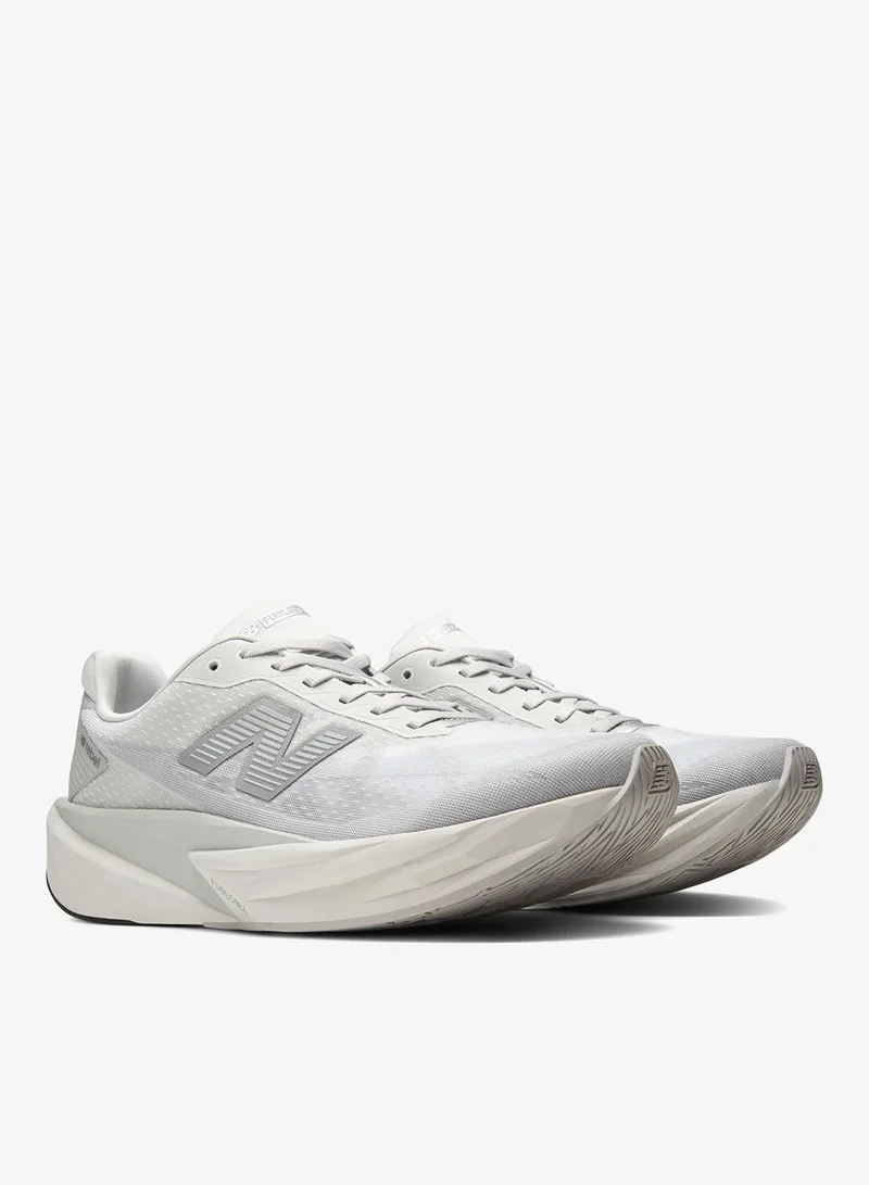 New Balance FuelCell Rebel v5 Grey Days athletic Sneakers (Wide Fit)
