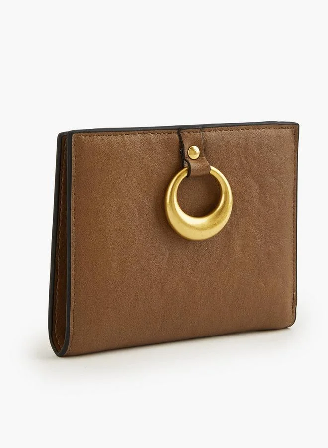 سيليست Bi-Fold Wallet With Metallic Trim