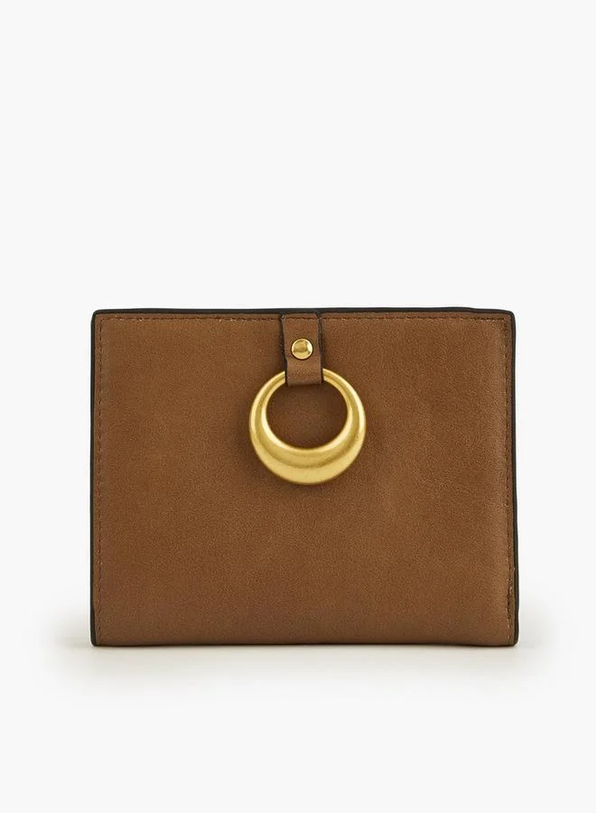 Bi-Fold Wallet With Metallic Trim