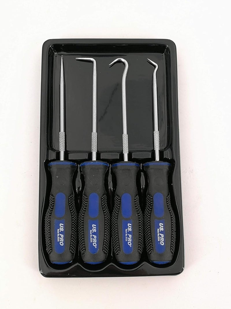 USPRO US PRO 4pc Short Mini Pick & Hook Set 5034 - Image 2