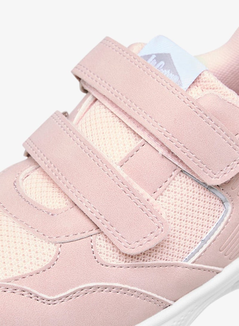 Lee Cooper Girls' Panelled Sneakers with Hook and Loop Closure - Image 4
