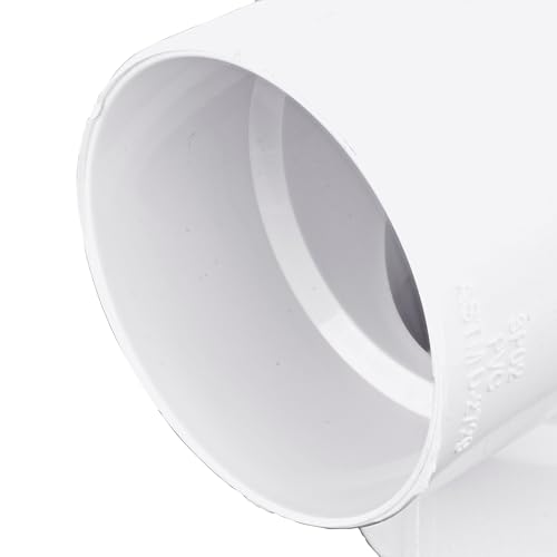 NDS زاوية 90 درجة من NDS 3P02 PVC، 3 إنش، للوصلات الملحومة، للاستخدام مع أنابيب الصرف الصحي والتصريف 3 إنش، بيضاء - Image 5