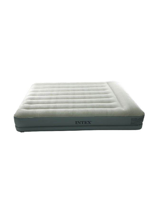 INTEX Queen Size Pillow Rest Mid-Rise Dura Beam Standard Air Bed Grey and Blue 39.8 x 18.8 x 32.8 cm 64118  - Image 2