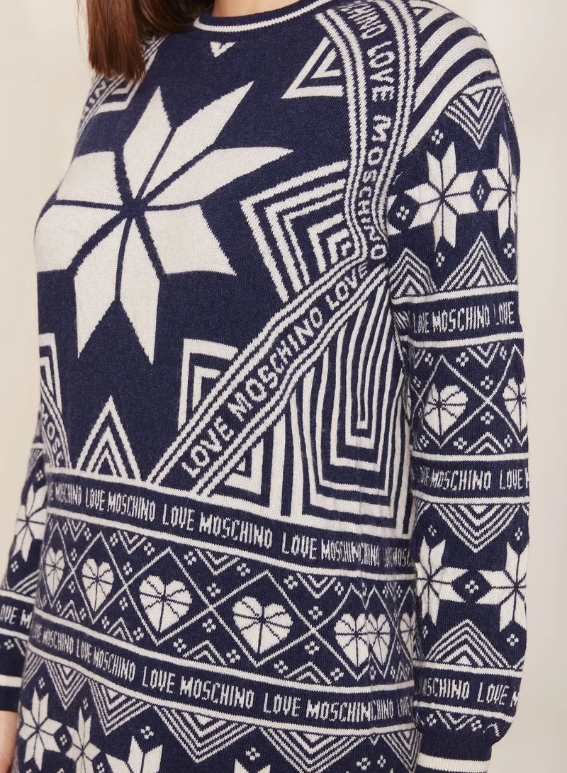 Love Moschino Sweater Dress