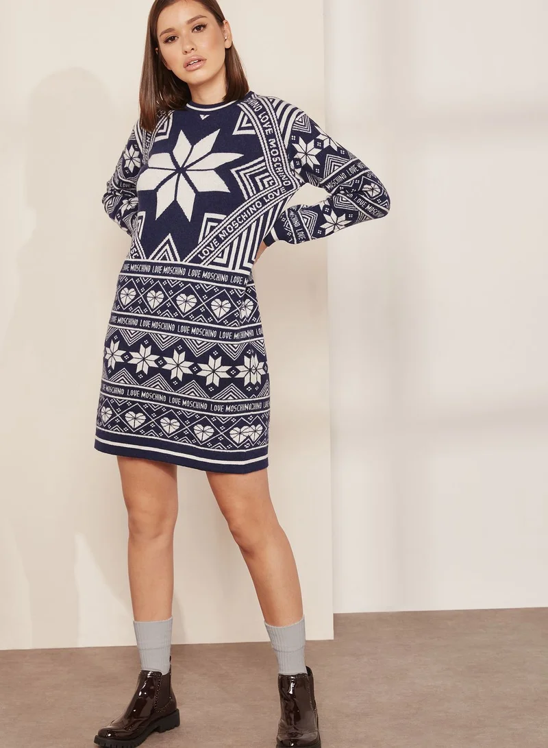 Love Moschino Sweater Dress