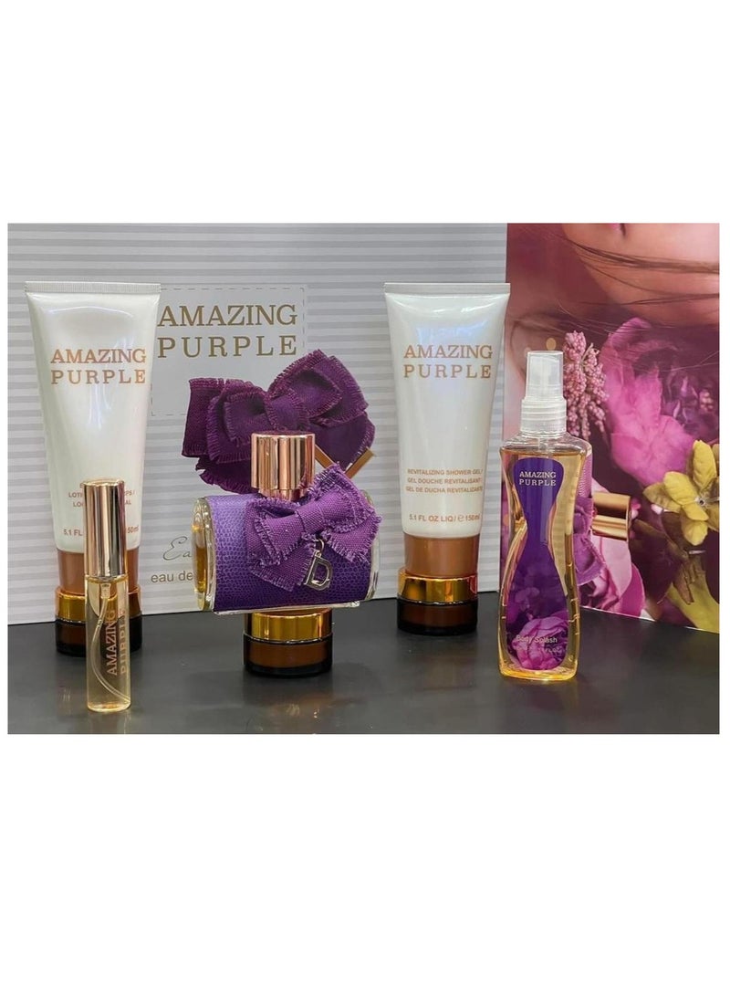 Amazing Purple Perfume Set for Women 100 ml