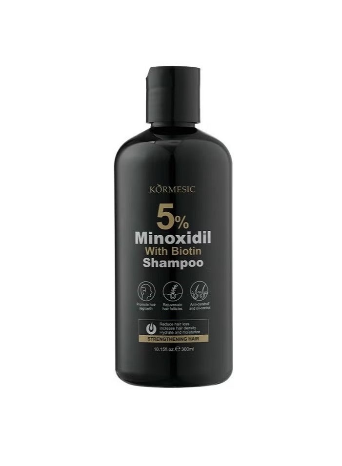 Kormesic 300ml Minoxidil with Biotin Shampoo 5% Minoxidil Hair Shampoo - Image 1
