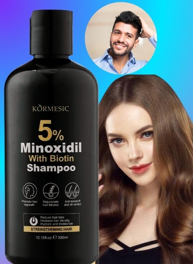 Kormesic 300ml Minoxidil with Biotin Shampoo 5% Minoxidil Hair Shampoo - Image 1