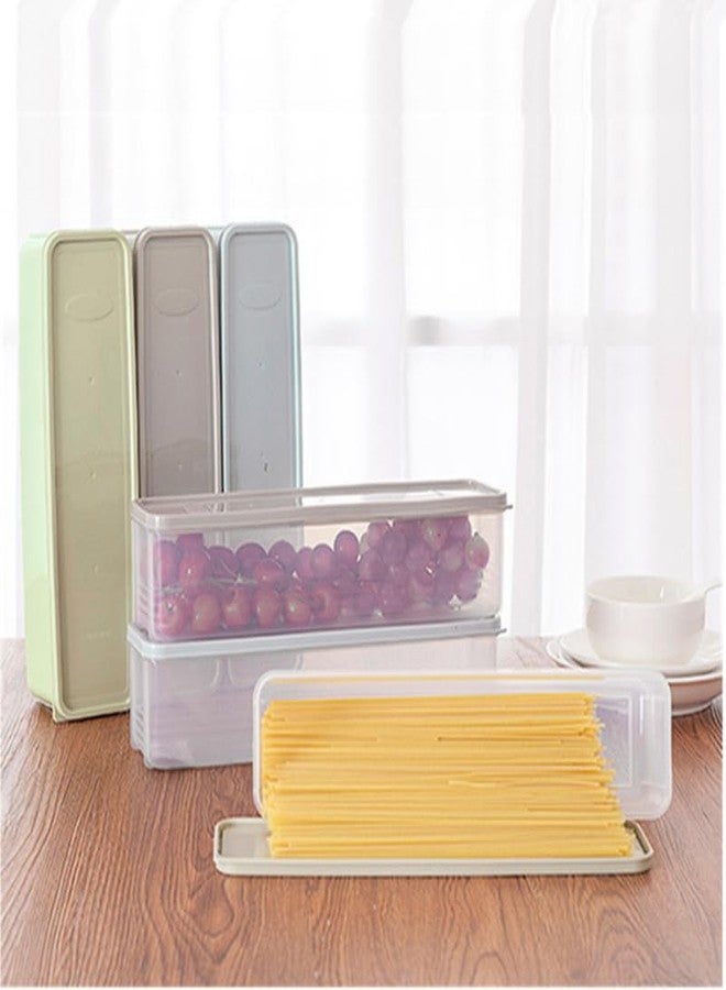 PRETYZOOM Plastic Food Storage Containers with Airtight Lids 11.8 Inch Stackable Fresh Box for Kitchen Organization Cereals Snacks Bread - Image 5