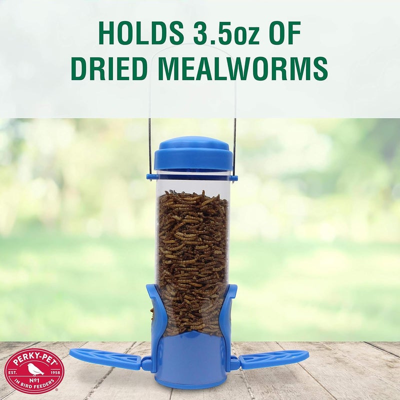 Perky-Pet 388F Dried Mealworm Bird Feeder with Flexports - Image 3