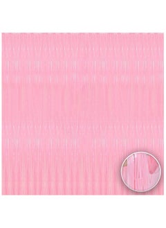 KATCHON Pastel Pink Foil Fringe Curtain Backdrop Pack of 1  - Image 1
