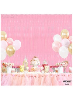 Pastel Pink Foil Fringe Curtain Backdrop Pack of 1 - pzsku/Z9F06A0E4A481422D3986Z/45/_/1705304187/dce3eec5-8991-4806-a493-2321443e18a1