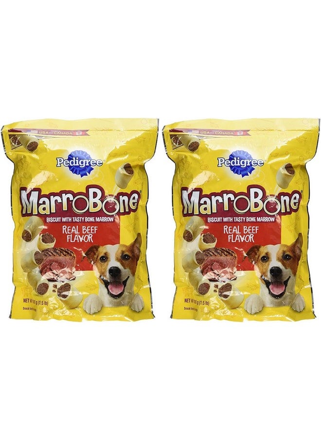 Pedigree Marrobone Dog Treat 1.5 Pounds, Bundle Of 2 Bags  - Image 1